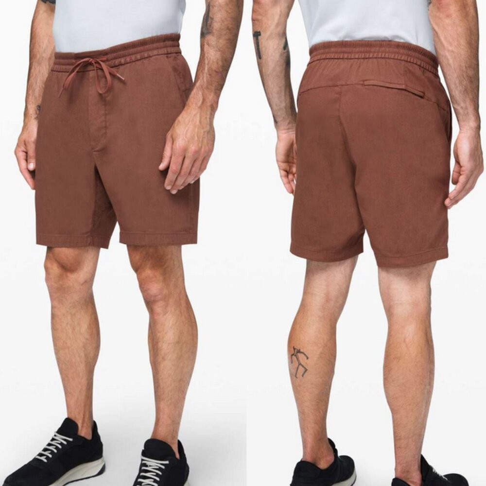 Lululemon Bowline Shorts Small Brown Red